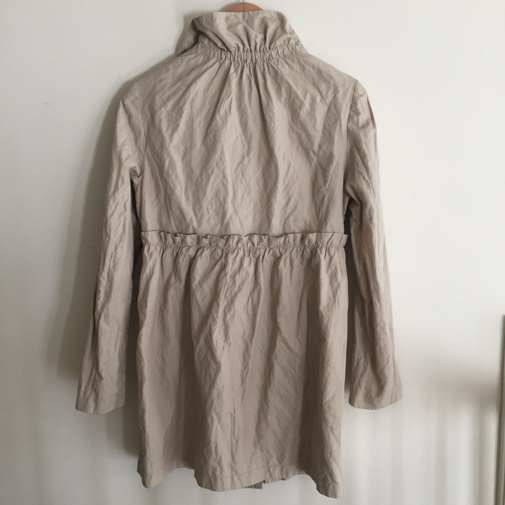 Loft Romantic Ruffle Trench - Picture 2 of 4